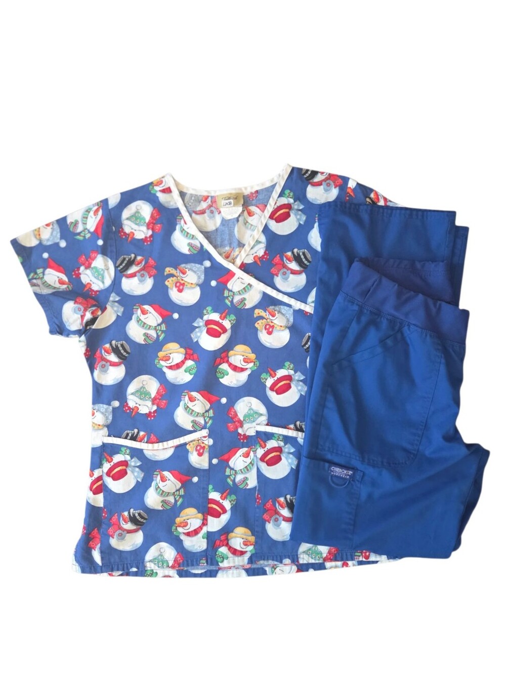 Snowmen Scrub Set